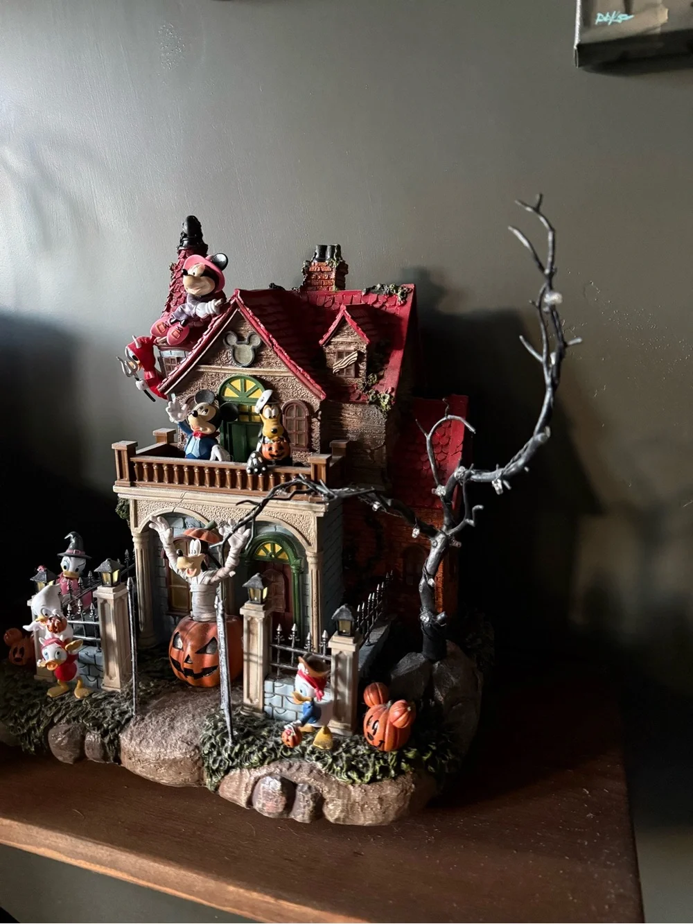 Disney Haunted Party House With Lights And Music Halloween